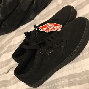 Brand new all black vans size 12